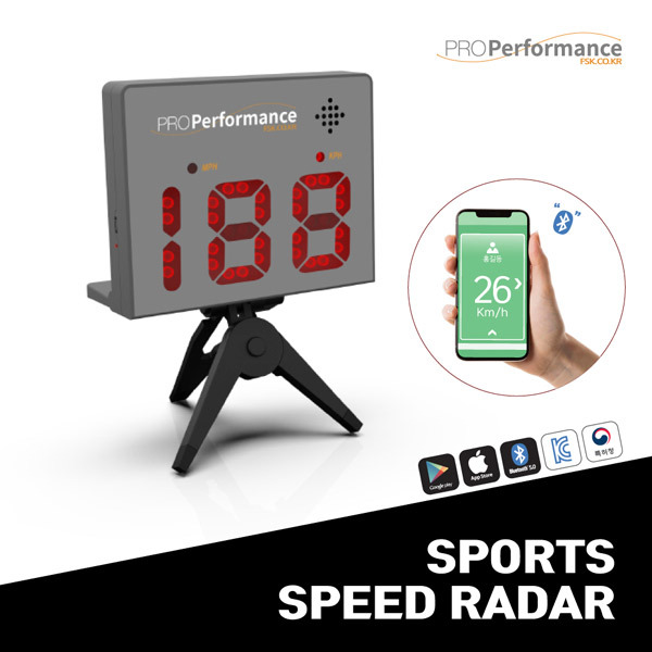 프로퍼포먼스 스피드 레이더 BMC-S3L / 스피드건 속도측정 야구 테니스 골프 축구 야구매니아