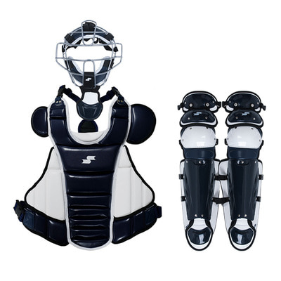 SSK 사사키 포수장비세트 CG14 남백 / 프로텍터 렉가드 헬멧 야구매니아